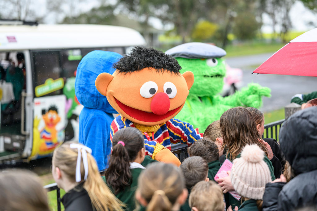 Variety Bash 2026 Sesame St School visit